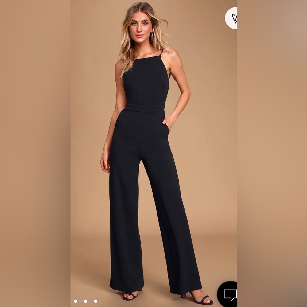 Backless black jumper
